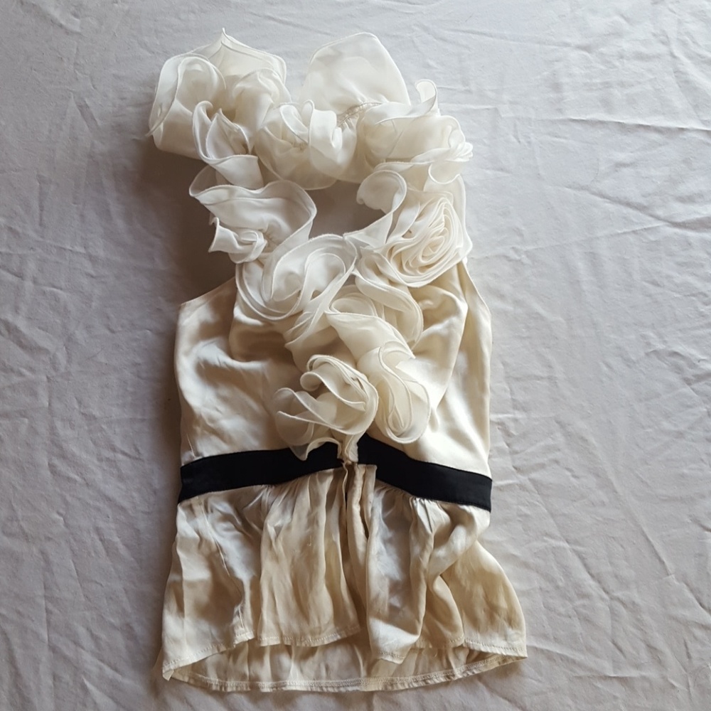 White halter top